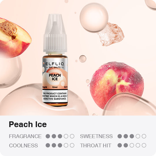 Elf Bar - Elf Bar - ELFLIQ - Peach Ice 10ml