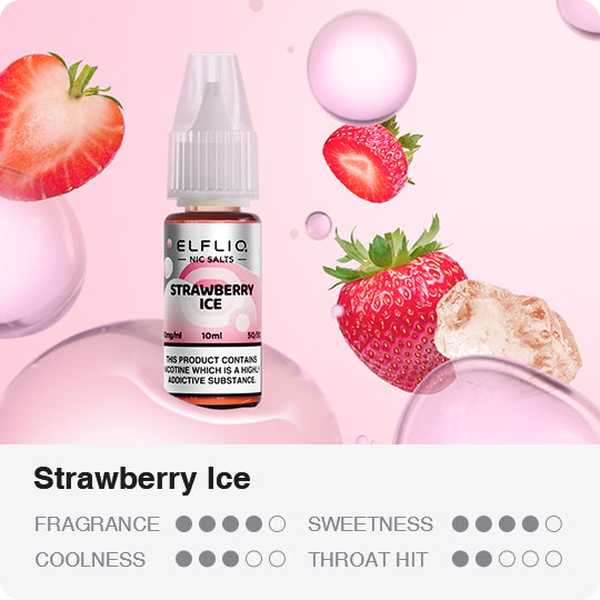 Elf Bar - Elf Bar - ELFLIQ - Strawberry Ice 10ml