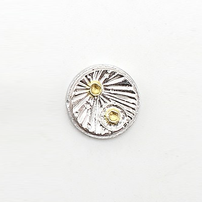 SXK - Billet Box V4 Button - Meteorite Silver