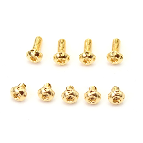 SXK - SXK Billet Box V4 Torx Screw Set - 24K Gold Plated