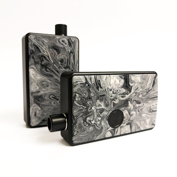 SXK - SXK Billet Box V4 Resin Doors - Black/White