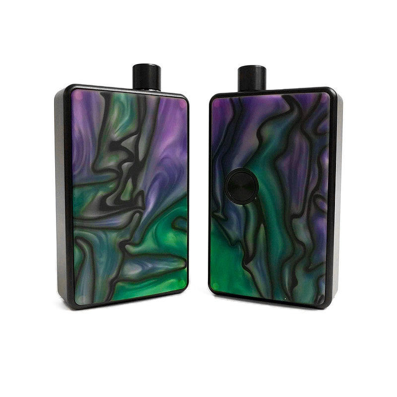 SXK - SXK Billet Box V4 Resin Swirl Doors - Purple/Green